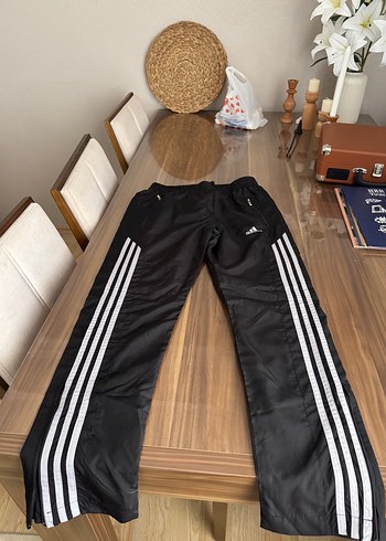 Siyah Dar Kesim Adidas Eşofman Altı