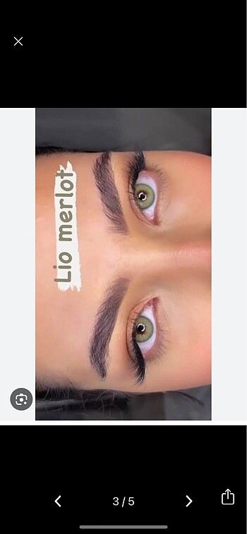 Lio merlot yeşil lens
