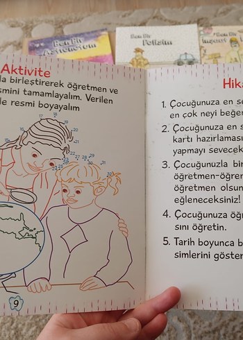  Ben Bir Meslekler Seti - Çocuk Kitapları