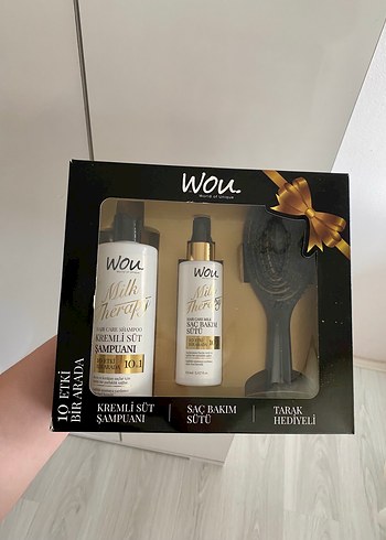 Wou Kremsi Süt Şampuan ve Saç Bakım Seti