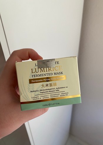 Pirinç özlü aydınlatıcı ton eşitleyici maske - Görsel 4