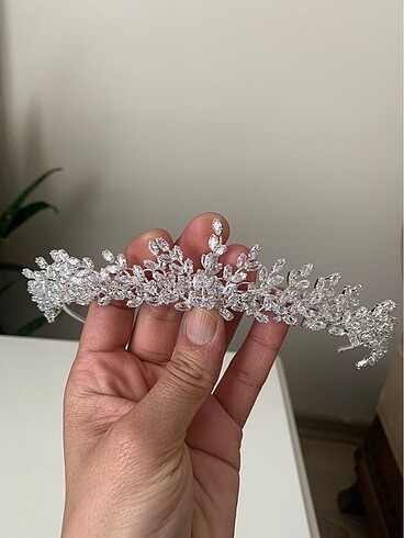  Beden beyaz Renk Gelin Tacı