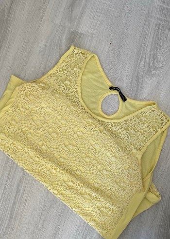 Çizgili Gri  Atlet Bluz - Görsel 2