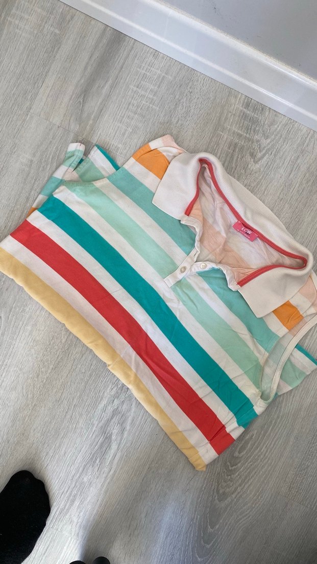 Çizgili Gri  Atlet Bluz - Görsel 3