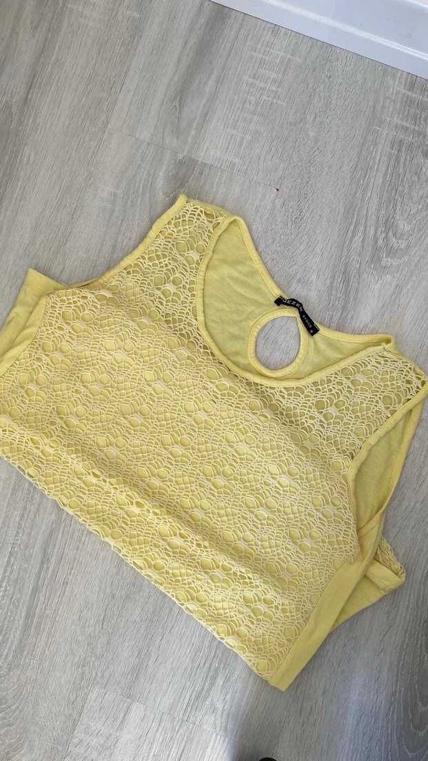 Çizgili Gri  Atlet Bluz - Görsel 2