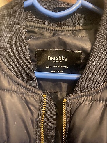 m Beden lacivert Renk Bershka mont