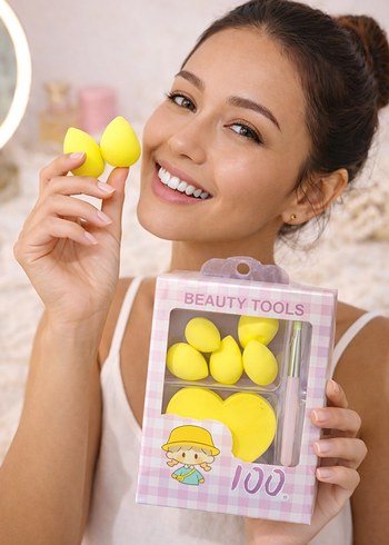 Makyaj Süngeri Ve Fırça Seti - Görsel 2