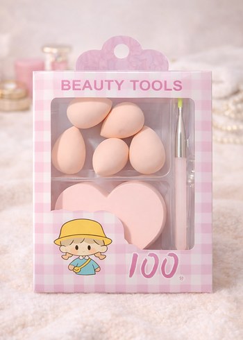 MAKYAJ SÜNGERİ VE FIRÇA SETİ - Görsel 2