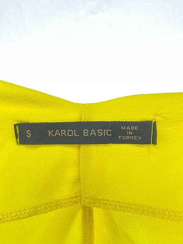 s Beden sarı Renk PreLoved Bluz %70 İndirimli.