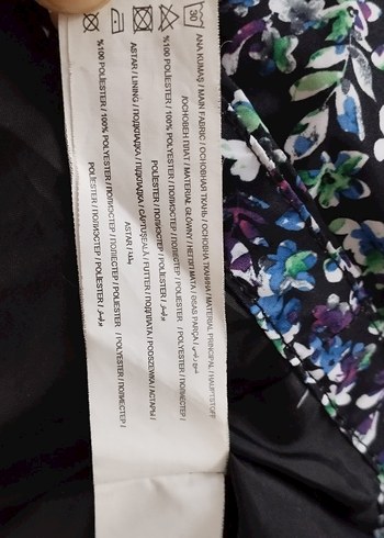 Düğmeli Çok Renkli Midi Kadın Yağmurluk - Görsel 6