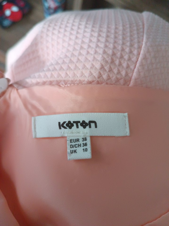 Pembe V Yakalı Midi Ofis Elbisesi - Görsel 3