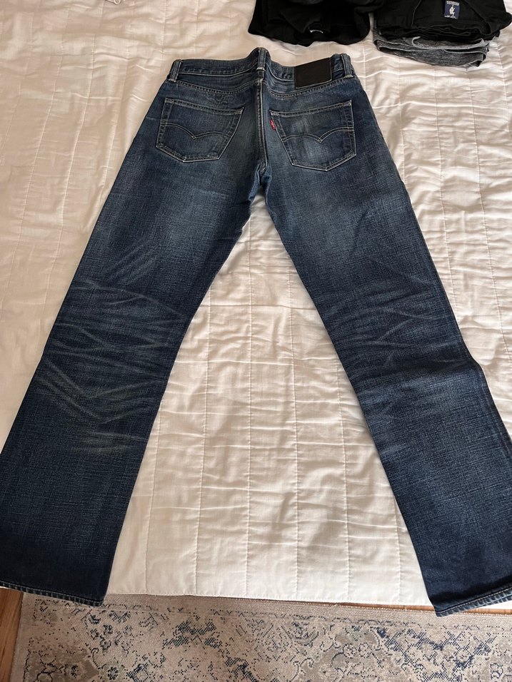 Levi's 504 Orijinal Koyu Lacivert Jean — görsel 3/3