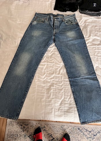 Levis Levi S 501 Orijinal Regular Taper W36 Acik Mavi Jean