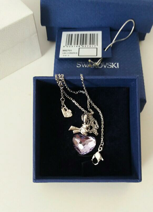 universal Beden mor Renk Swarovski kolye
