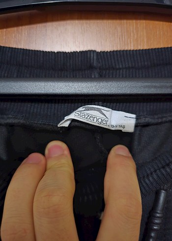 Siyah Fermuarlı Erkek Eşofman Altı - Görsel 3