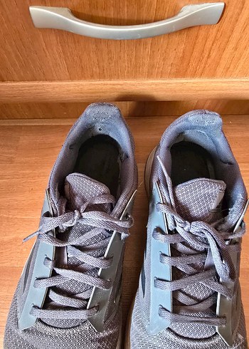 Gri Normcore Erkek Ayakkabı Bağcıkları - Görsel 2