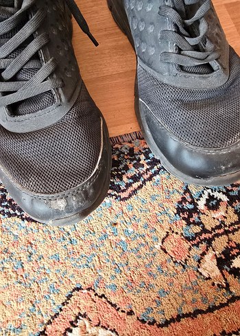 Siyah Gri Spor Ayakkabı Bağcıkları - Görsel 5