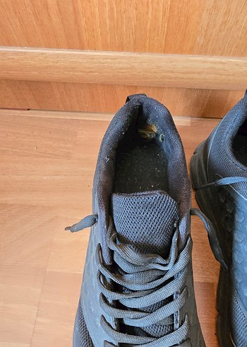 Siyah Gri Spor Ayakkabı Bağcıkları - Görsel 2