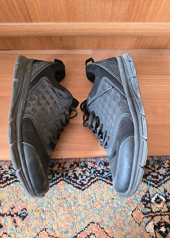 Siyah Gri Spor Ayakkabı Bağcıkları - Görsel 4