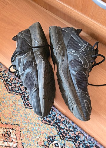 Siyah Kadın Spor Ayakkabı Velcro Bantlı - Görsel 4