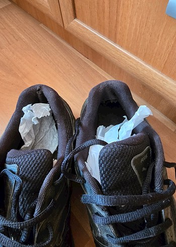 Siyah Kadın Spor Ayakkabı Velcro Bantlı - Görsel 5