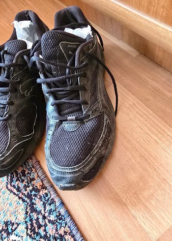 Siyah Kadın Spor Ayakkabı Velcro Bantlı - Görsel 2