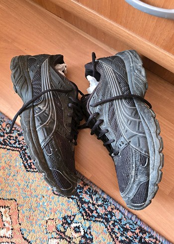 Siyah Kadın Spor Ayakkabı Velcro Bantlı - Görsel 3