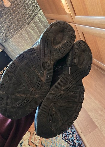 Siyah Kadın Spor Ayakkabı Velcro Bantlı - Görsel 6