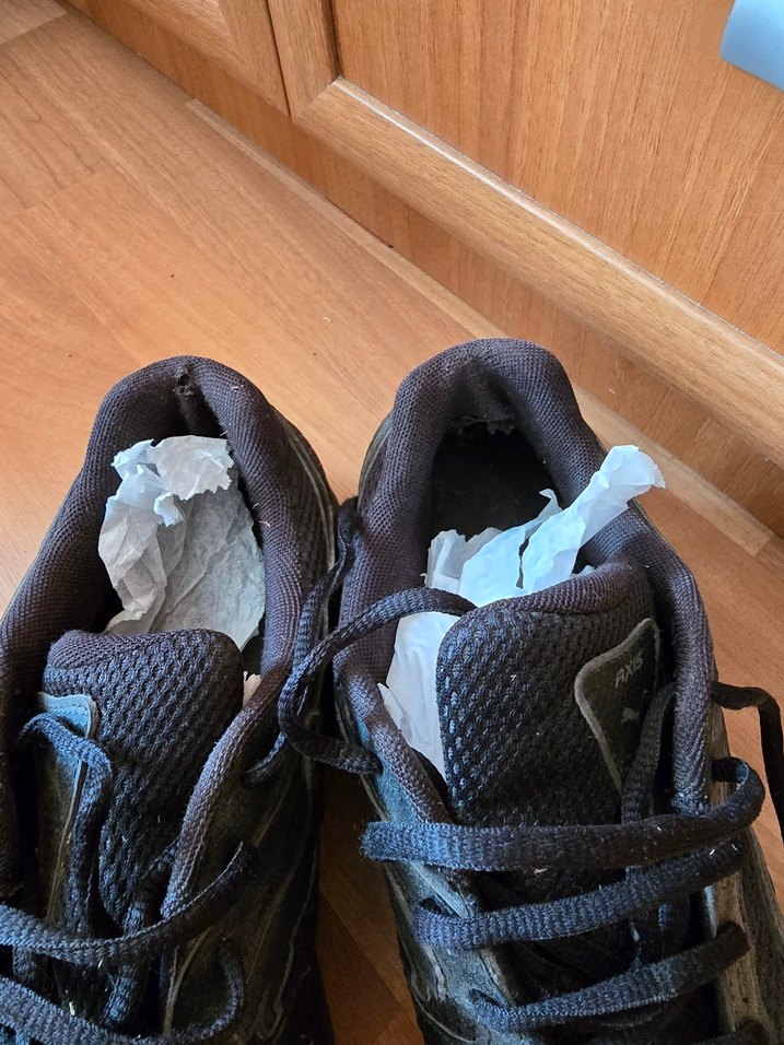 Siyah Kadın Spor Ayakkabı Velcro Bantlı - Görsel 5