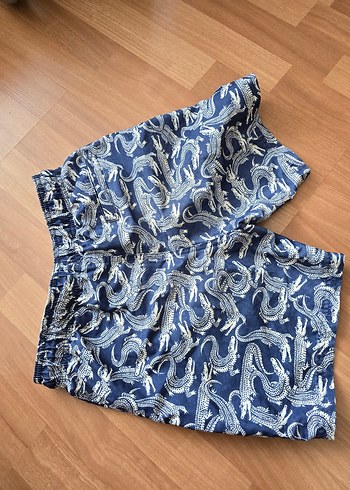 Mavi Yılan Desenli Bohem Erkek Mayo - Görsel 3