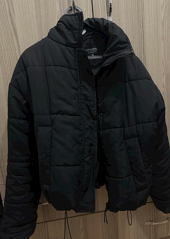 Düğmeli Siyah Midi Sokak Stili Kadın Ceket - Görsel 2