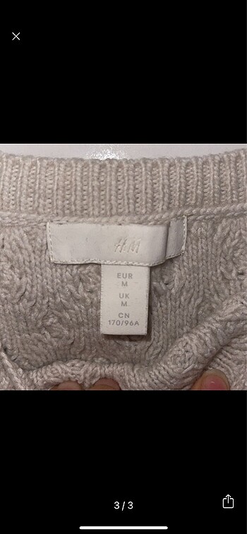 m Beden H&M kazak