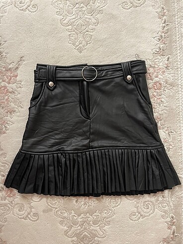 Zara model deri etek