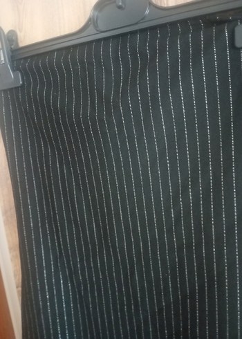 Diğer Çizgili Gri Uzun straplez elbise