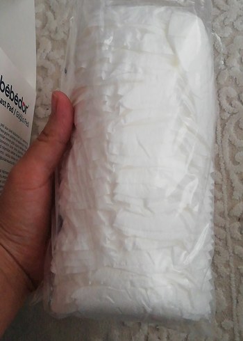 Bebedor Pastel Bej Göğüs Pedi 40'lı - Görsel 2