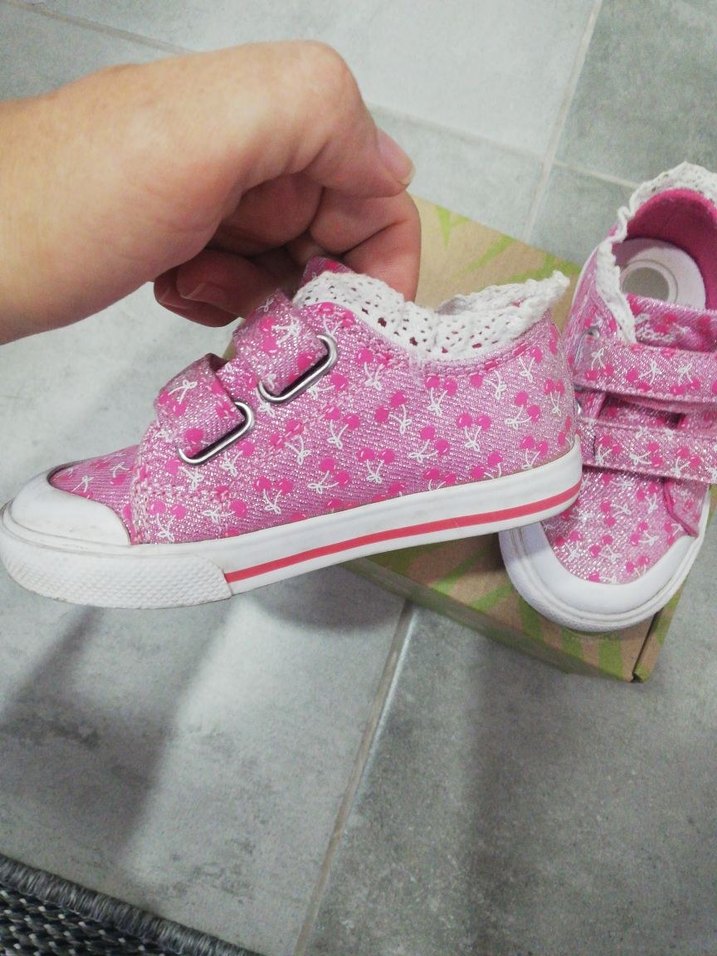 Kız Çocuk Pembe Bağcıksız Spor Ayakkabı - Görsel 4