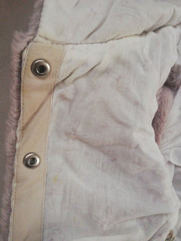 Kız Çocuk Gri Kürklü Kapüşonlu Yelek - Görsel 5