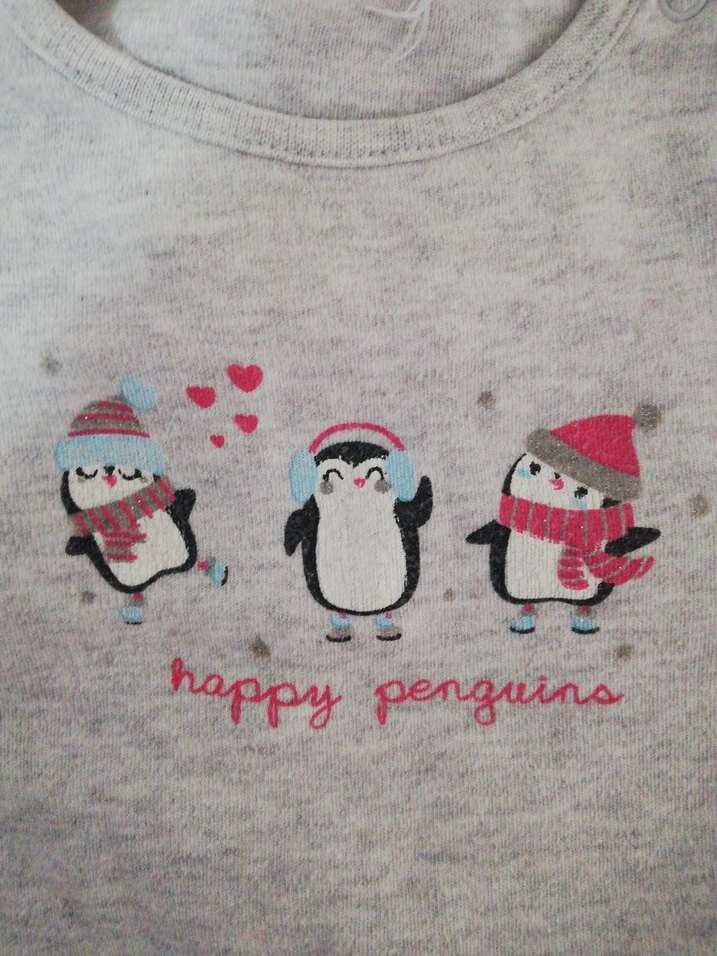 3 adet çıtçıtlı body 3-6 ay - Görsel 3