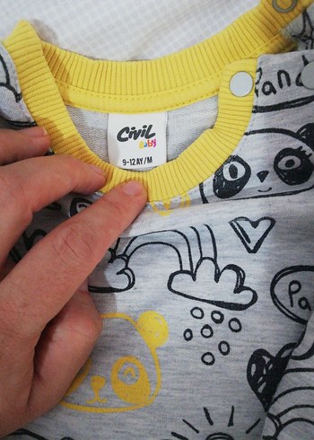 3 lu bebek üst (6 ay) - Görsel 3