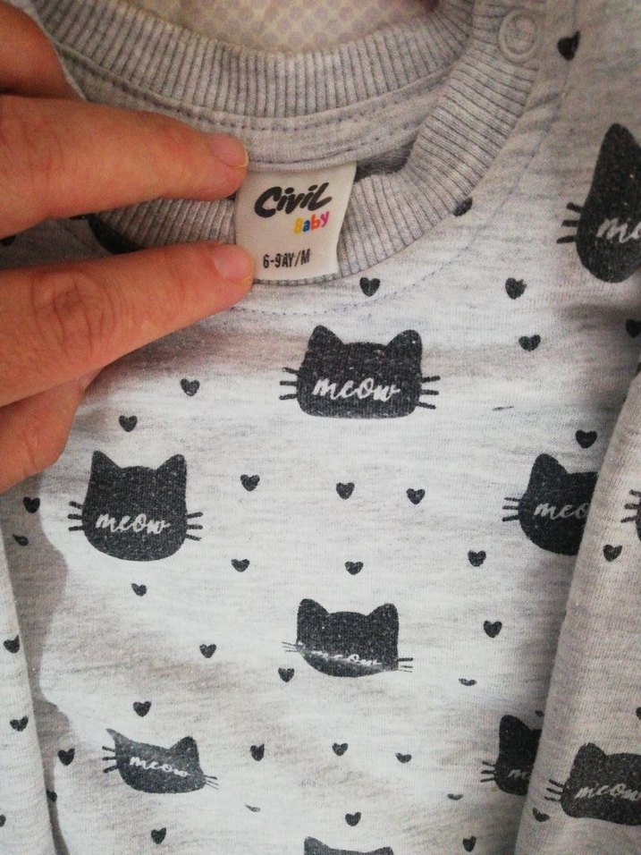 3 lu bebek üst (6 ay) - Görsel 2