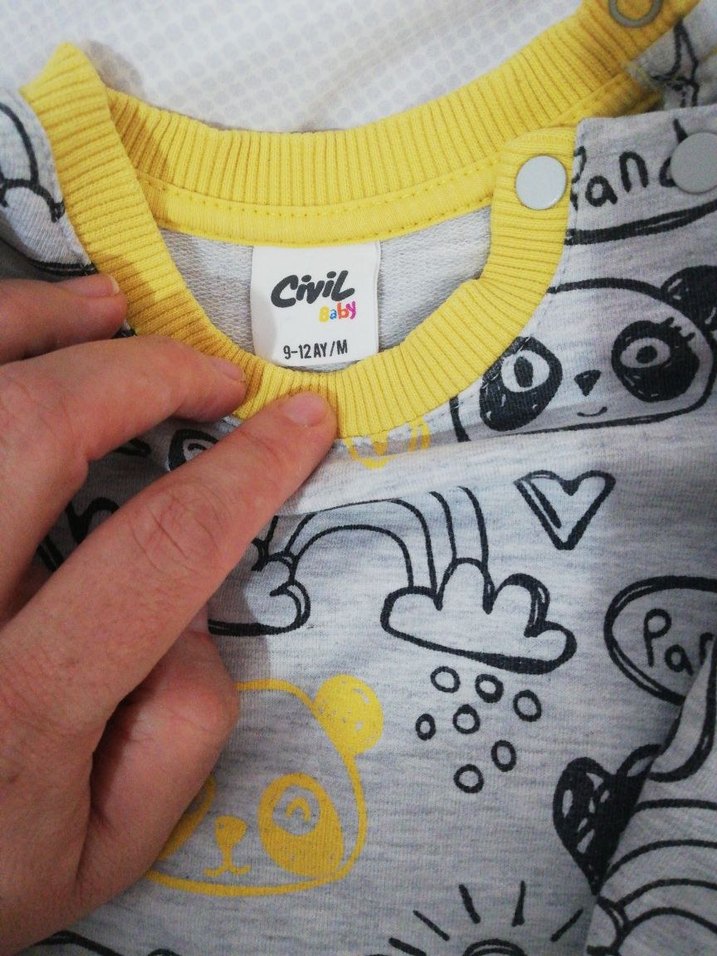 3 lu bebek üst (6 ay) - Görsel 3