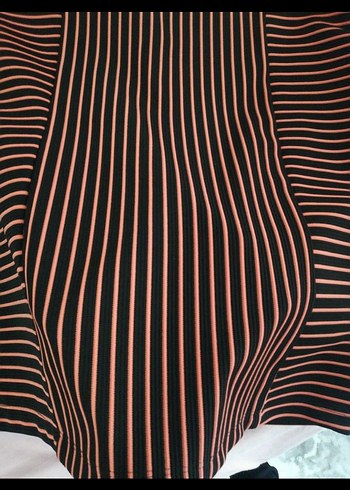 Çizgili Kadın Etek - Görsel 2