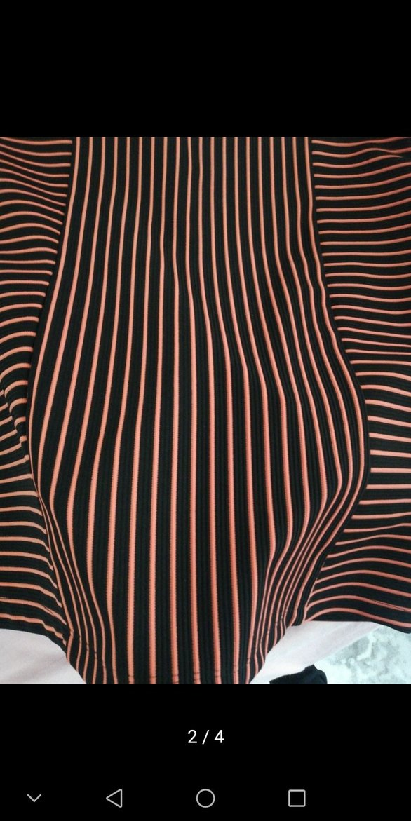 Çizgili Kadın Etek - Görsel 2