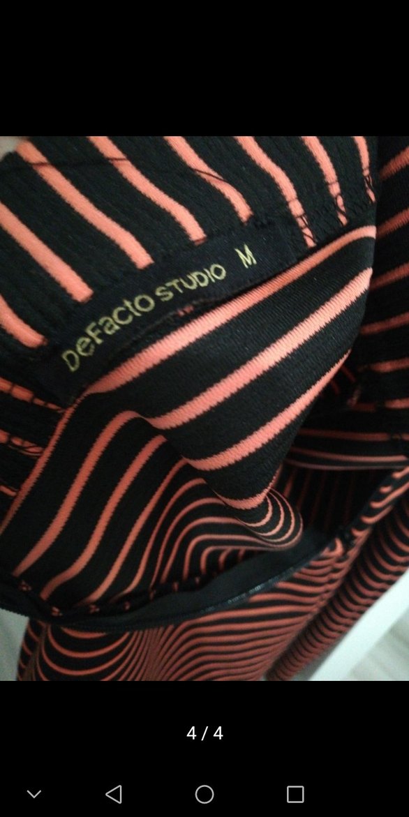 Çizgili Kadın Etek - Görsel 4