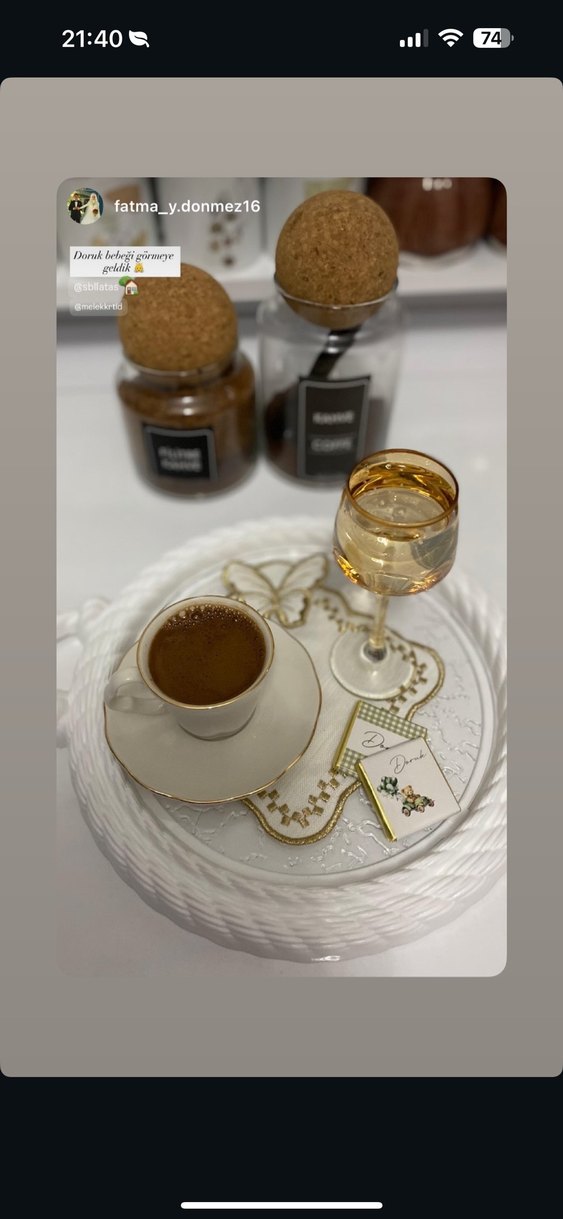 Beyaz Kulplu Yuvarlak Tepsi Seti - Görsel 3