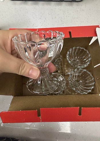 Altın Detaylı Kristal Ayaklı Kadehler - Görsel 3