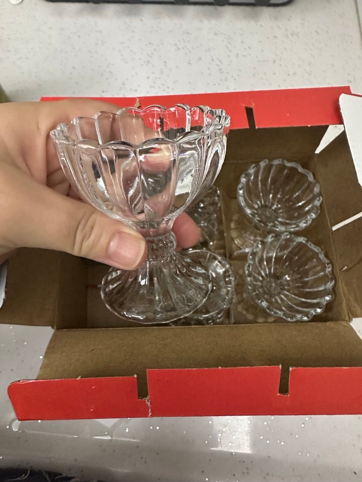 Altın Detaylı Kristal Ayaklı Kadehler - Görsel 3