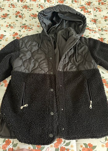 Düğmeli Siyah Kadın Midi Boy Ceket - Görsel 4