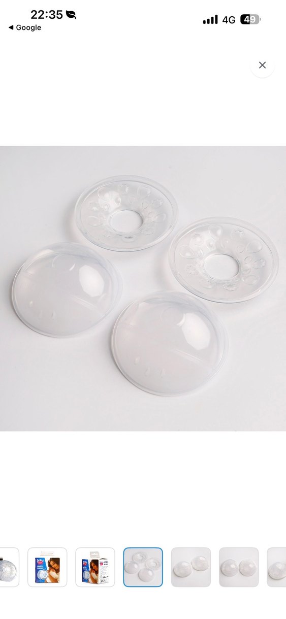 Baby Mom Mavi Göğüs Kalkanı 2'li - Görsel 2