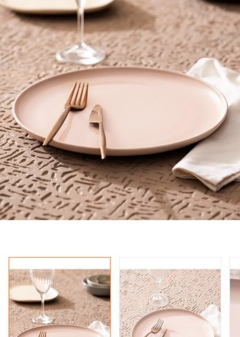 Pastel pembe Yemek Takımı - Görsel 6